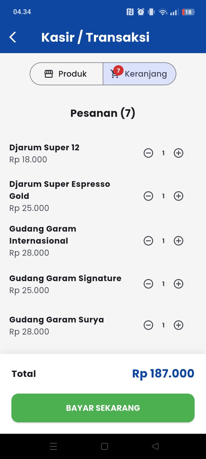 Keranjang SSPOS